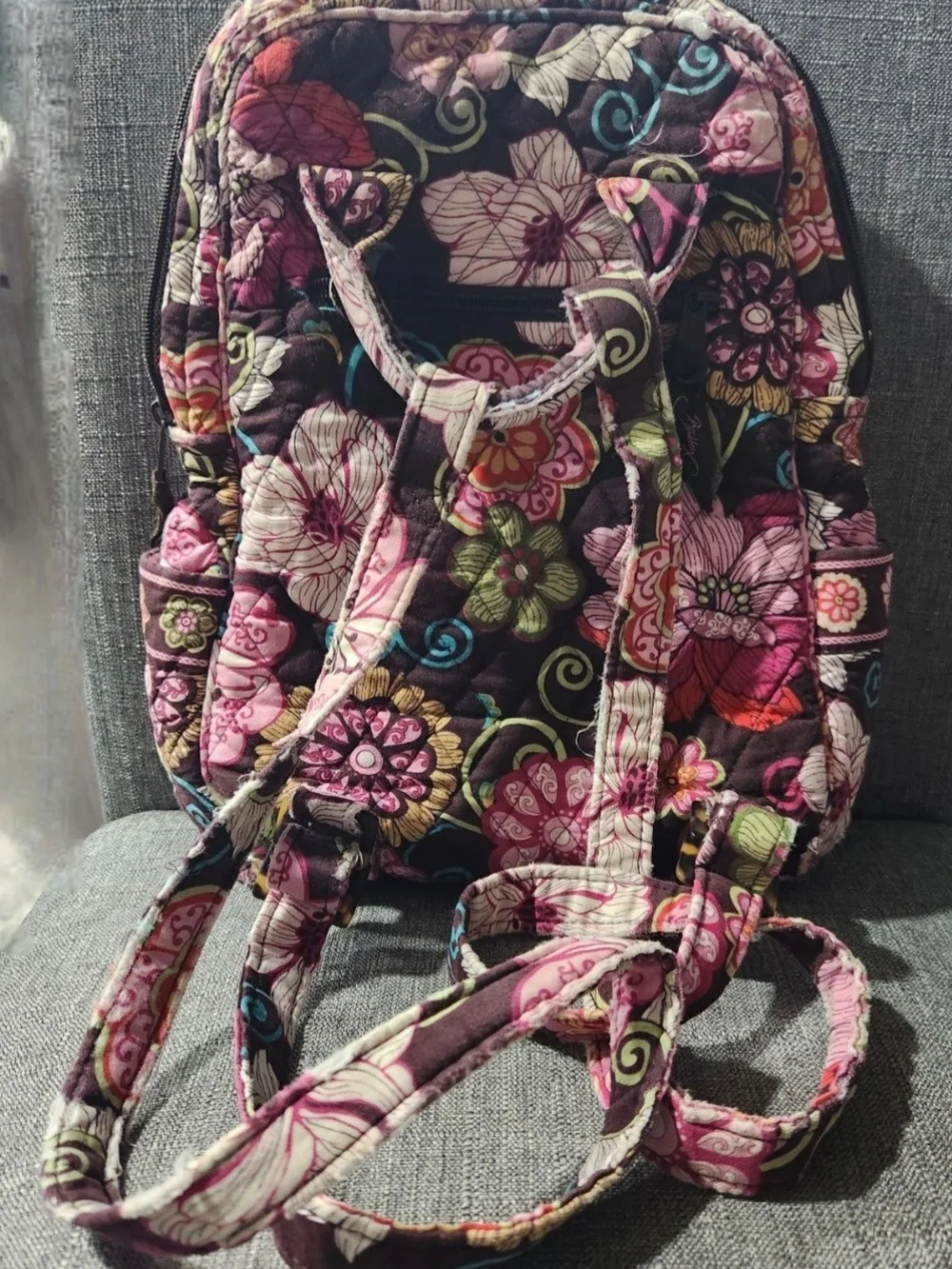 Vera Bradley Quilted Floral Multicolor Backpack